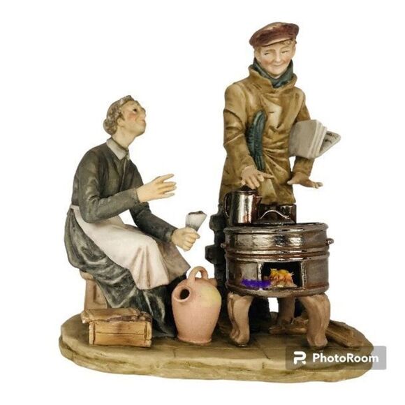 Capodimonte Pucci #8508 Mother & Son Figurine #44/59 Hand Painted Italy - Picture 1 of 10